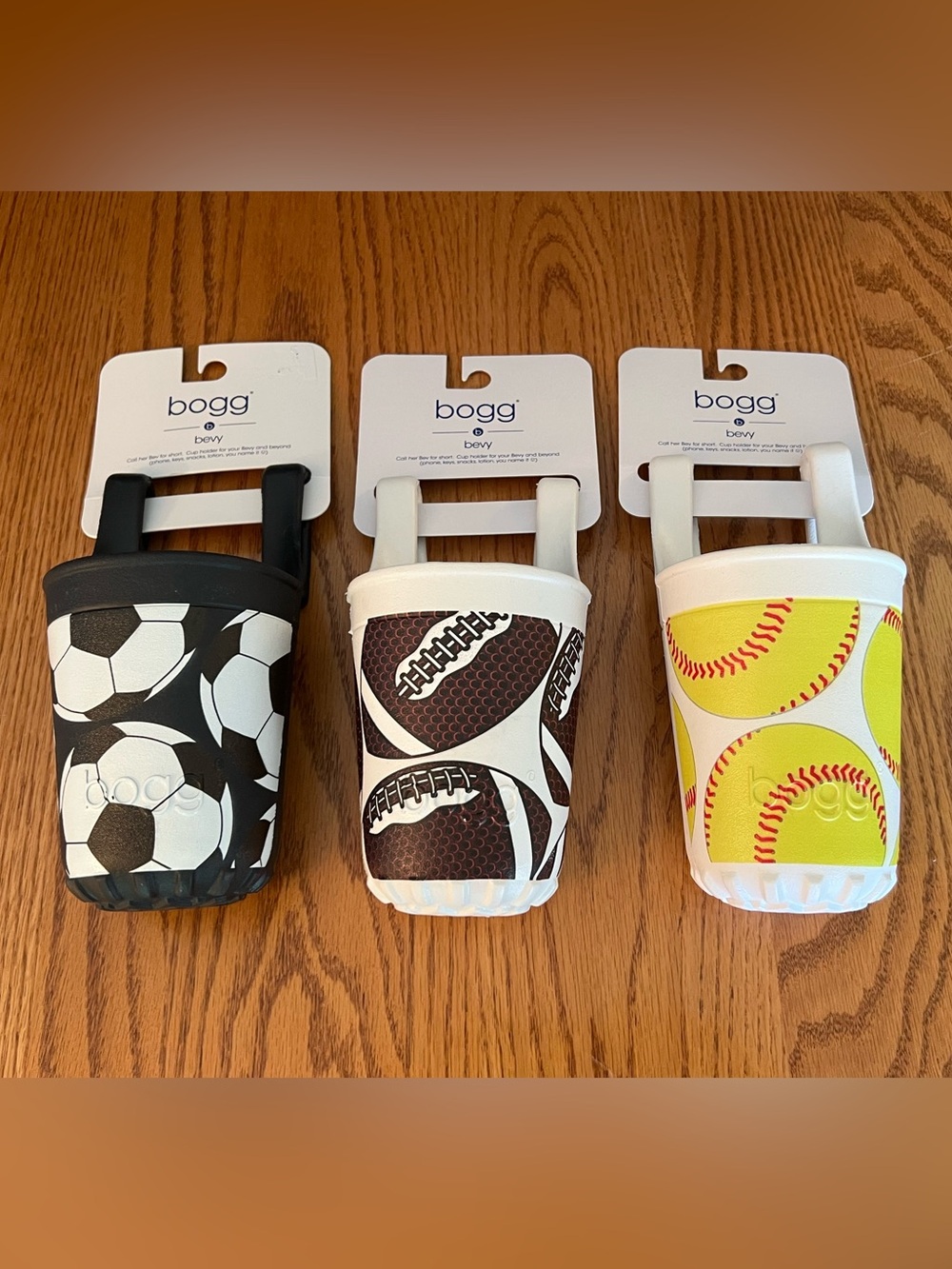 Bogg Bevy Silicone Cup Holder - Sports Prints (Soccer, Football, Softball)